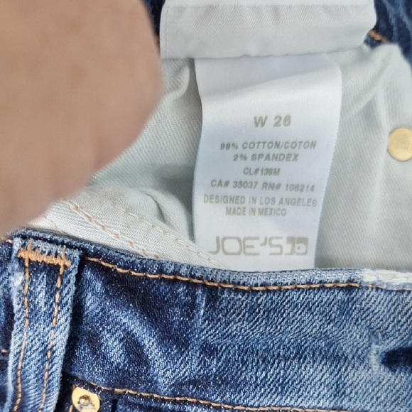 Joe's Jeans Blue Ankle Cropped Denim - Picture 7 of 7